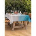 thumbnail image 3 of Outdoor Tablecloth with Umbrella Hole for Patio/Picnic/Party/Camping, Blue Beach Coastal Waterproof Table Cloth Rectangle Table Cover Washable, Summer Nautical Ocean Seaside (60"x 120"), 3 of 8
