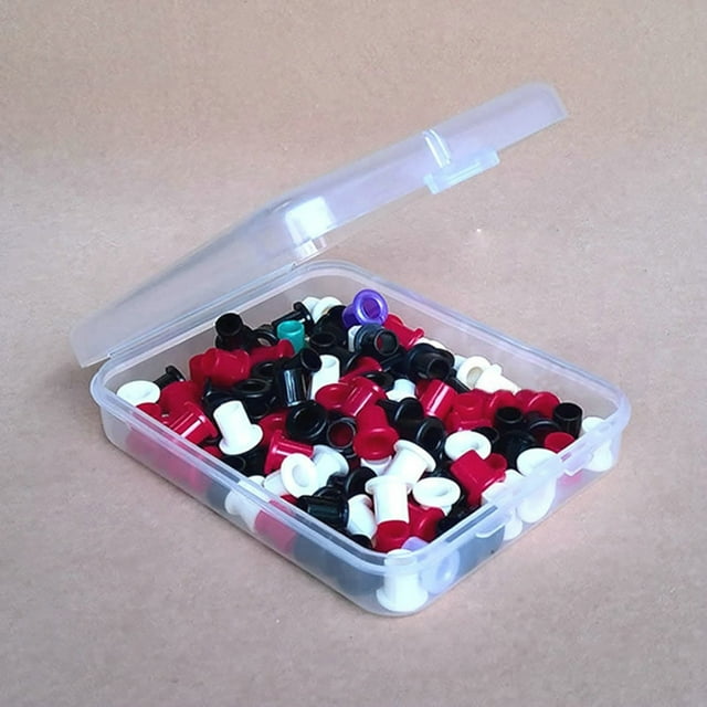 Home Textile Storage Clearance Transparent Storage Container Makeup Puff Hair Clip Small Ornament Organize Case, Home Textile Home Textile Storage