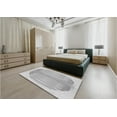 thumbnail image 5 of Ahgly Company Machine Washable Indoor Square Transitional Gunmetal Gray Area Rugs, 8' Square, 5 of 7