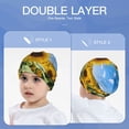 thumbnail image 6 of Rocae Sky Golden Sunflower Field B for Kids Winter Beanies Weather Hats Boys Girls, 6 of 7