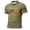 E7-Camouflage Green, variant on Mens Patriotic T Shirts Short Sleeve Button Shirt American Flag Design Collared Polo Shirts 1776–2026 Patriotic Independence Day Tees,Khaki 3XL