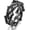 Black, variant on Stainless Steel Vintage Jesus Crown of Thorns Rings for Men Women Vine Branch Shape Lucky Ring