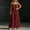 Wine, variant on Asgosdo Summer Cami Dresses for Women Sleeveless Spaghetti Strap Solid Color Loose Fit Comfy Soft Lounge Dress