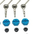 thumbnail image 3 of TISHITA 4Pcs 88mm Off Front & Rear Universal CVD Drive Shaft for 1/14 144001 1/12 124018 blue1, 3 of 3