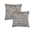 thumbnail image 3 of Home Soft Things Faux Fur 2 Piece Throw Pillow Cover Set - Snow Leopard - 20" x 20“, 3 of 6
