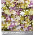 thumbnail image 1 of Soimoi Crepe Silk Fabric Two Tone Camouflage Print Fabric by The Yard 42 Inch Wide, 1 of 1