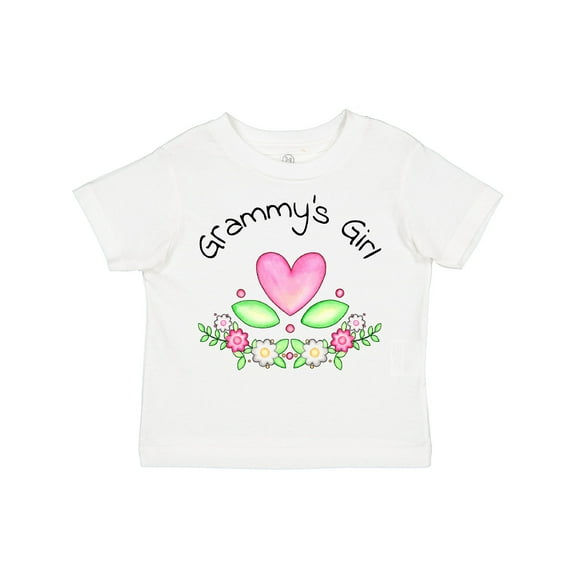 Inktastic Grammy's Girl- Heart Flowers Girls Toddler T-Shirt
