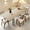 Oak, variant on JSFHNTG Extendable Dining Table Seats 4–8, Expandable from 55'' to 86.6'', Space Saving for Dining Room Kitchen Living Room, Oak