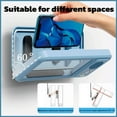 thumbnail image 3 of Waterproof Shower Phone Holder with Speaker, 360°/480° Rotatable Anti-Fog Touch Screen Phone Case, Secure Wall Mount Bathroom Phone Holder for Shower (White), 3 of 10