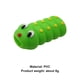 thumbnail image 3 of Enrollador De Cable Cable de datos USB para animales, protector de mordeduras, enrollador de cable (oruga verde), 3 of 6