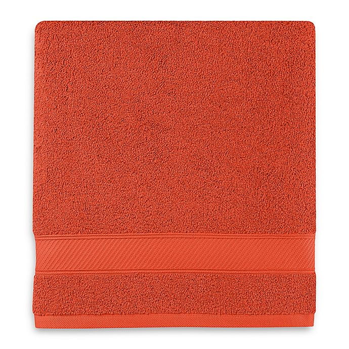 Wamsutta Hygro Duet Bath Towel in Paprika