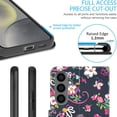 thumbnail image 6 of CoverON For Samsung Galaxy S25 Wallet Case, RFID Blocking Vegan Leather 6x Card Slot Holder Cover Flip Folio Phone Pouch, Navy Flower, 6 of 7