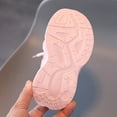 thumbnail image 5 of Otqutp Baby Girls Leather Lace Lights up Sneakers Hook Loop Non Slip Walking Sport Shoes Toddler New Born Casual Breathable, 5 of 9