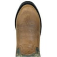 thumbnail image 3 of Kid'S Henry Brown Distress/Green Crackle Leather Cowboy Kids Boot, 3 of 4