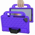 thumbnail image 3 of Dteck Galaxy Tab A 8.0 Case 2019 T290,[Without S Pen] Heavy Duty Rugged Shockproof Protective Case with Kickstand, Hand Strap, Shoulder Strap for Galaxy Tab A 8.0" SM-T295/T297 2019 Tablet (Purple), 3 of 9