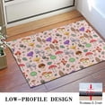 thumbnail image 3 of Colorful Mushroom Cartoon Pink Pattern Door Rugs,Washable Non Slip Door Mats Indoor,Decorative Door Mats,Entry Mat Indoor for Entrance,Bedroom,Kitchen,Bathroom,16"x24", 3 of 6