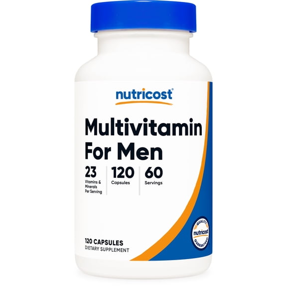 Nutricost Multivitamin for Men 120 Capsules - Male Vitamins and Minerals