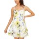 thumbnail image 1 of Speechless Womens Bow-Back Fit & Flare Dress, Blanco, 9, 1 of 1