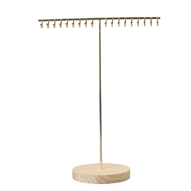 Soporte para Collares, Collar Colgante con Ganchos, Colga Moderno para Anillos, Almacenamiento de Pendientes, , Soporte para Mu Sunnimix Soporte organizador de joyas