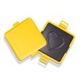 thumbnail image 1 of Microwave  Maker, Grilled Cheese Maker, Microwave Crisper Toaster Cookware Panini Press with Heart Pattern for Cooking Breakfast, Snacks, Dishwasher Safe, NO Electricity, 1 of 7