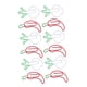 thumbnail image 5 of Clips de papel pequeños ANGGREK 100 piezas galvanizados para oficina, 5 of 8