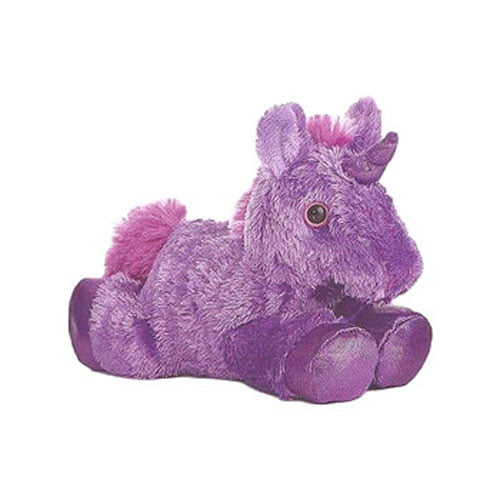 Unicorn Purple Mini Flopsie 8" by Aurora 