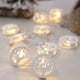 thumbnail image 2 of Decoraciones de Navidad Al Aire Libre Luzes de Cuerda de Copo de Nieve Led de Madera, Pequeña Casa Ahuecada con Batería para la Escena Del Supermercado, Luces Led para la Fiesta Del Dormitorio, 2 of 3