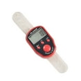 thumbnail image 1 of Mini Stitch Marker Row Fingertip Counter with LED Light LCD Electronic Digital Display Tally Timing for Golf Knitting Weave Red 4.5*3.5*1.2cm, 1 of 9