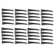 thumbnail image 1 of 40pzs Negro Pinza de Pelo de Plastico DIY Clip de Pelo de Cocodrilo de Peinado 3.1 Pulgada, 1 of 8