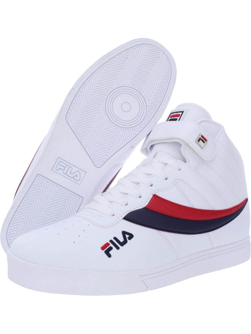 FILA Vulc 13 Men Shoes Sneakers Faux Leather White Navy Red High Top Size 8 M Fila Men main image 3