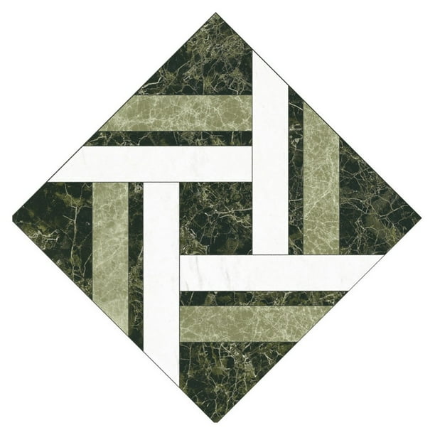 10 Pcs/Set Ceramic Tile Stickers Self Adhesive Tiles Art 3D Floor Stick