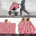 thumbnail image 2 of Zufioo Cartoon Strawberry Print Baby Stroller Seat Nursing Cover, Baby Stroller Canopy Seat Cover Breastfeeding Cover, Suitable for Indoor and Outdoor-One Size, 2 of 9