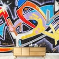 thumbnail image 3 of wall26 Wall Mural Simple and Mysterious Graffiti Art Removable Self-Adhesive Large Wallpaper - 66x96 inches, 3 of 6