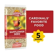 Audubon Park Safflower Seed Wild Bird Food, Dry, 1 Count per Pack, 5 lb. Bag
