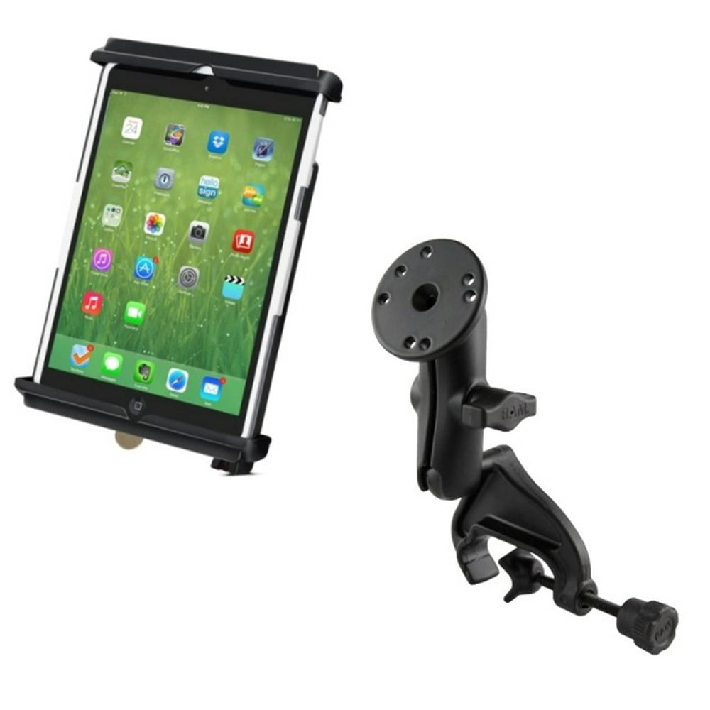 Yoke Clamp Airplane Aircraft Mount Holder w/ Locking Cradle for Apple
