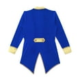 thumbnail image 4 of Linjinx Boys Girls Tuxedo Outfit Festival Long Sleeve Tailcoat Jacket With Royal Blue 14, 4 of 7