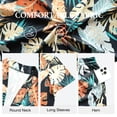 thumbnail image 4 of Asklazy Women's 2 piece beach Outfits Tropical Swimsuit Cover Up Kimono Beach Wear Set with Shorts Pockets,Mother‘s Day,XL, 4 of 7