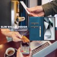 thumbnail image 2 of Wallet Case for Google Pixel 9a, Classic Shockproof PU Leather Magnetic Flip Cover with Card Holder Stand Feature and Full Body Protection Phone Case Cover for Google Pixel 9a, Blue, 2 of 6