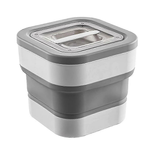 Folding Rice Bucket Household Simple Rice Box Rice Bucket Capacity Insect And Moisture Proof Sealed