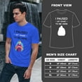 thumbnail image 4 of Greenyef Graphics I Paused My Game to Be Here Video Gamer Gift for Men Teenagers Gaming Funny Graphic T-Shirt Style-21 (Royal Blue, Large), 4 of 6