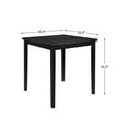 thumbnail image 5 of Pemberly Row Wood and MDF Board Counter Height Dining Room Table in Black, 5 of 6