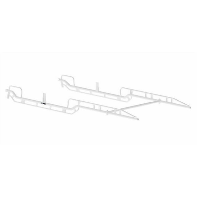 Holman Échelle Rack Rail Latéral 12204W Pro Rack; pour Utilisation avec Pro Rack Series Rack; Blanc Enduit de Poudre; Acier; Chariot Élévateur Rechargeable
