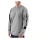thumbnail image 1 of Camiseta Carhartt K231 Fashion para hombre, color gris jaspeado, talla L, 1 of 1