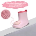 thumbnail image 4 of Cyiecw Toddler Rain Boots Kids Rain Shoes for Boys and Girls Waterproof Boots 2-7 Years Old, 4 of 7