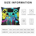 thumbnail image 5 of HENGT Teen Boy Room Decor, Gamer Pillow Covers for Boys Room, Gaming Throw Pillow Covers Room Pillow Covers Decor for Teen Boys Bedroom Dorm Playroom, 5 of 5