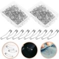 thumbnail image 6 of 200pcs Safety Pins Stainless Steel Curved Pins Durable Curved Safety Pin for Quilting, 6 of 7