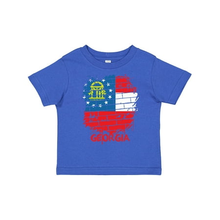 

Inktastic Graffiti Georgia State Flag Gift Toddler Boy or Toddler Girl T-Shirt