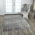 thumbnail image 7 of Alora Decor Radiant 9' x 12' Abstract Gray/Lt. Gray Hybrid Area Rug, 7 of 7
