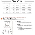thumbnail image 3 of Lisbinx Summer Dresses for Women 2025 Short Sleeve Crew Neck Solid Shift Fit and Flare Dresses High-Waist Regular Fit High-Waist Linen Trendy for Party Holiday, 3 of 8