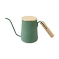 thumbnail image 1 of Hervidor de café de cuello de cisne con asa Hervidor de café de goteo manual 350 ml verde, 1 of 9